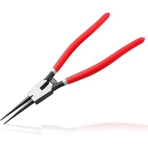 13-Inch Snap Ring Plier Heavy Duty External Circlip Pliers Bent Jaw Tip Diameter 0.12" for Installing Removing Retaining Ring