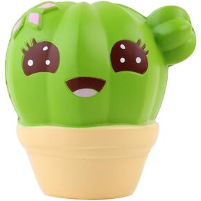 Anboor 4.1 Inches Squishies Cactus Scented Jumbo Slow Rising Kawaii Squishie Stress Relief Toy for Collection Gift Random Delivery