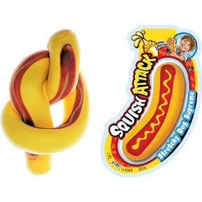 JA-RU Stretchy Hotdog Squishy Toys (1 Fidget Toy) Slow Rising Squishy. Sensory ADHD Squeeze Toy. Stress Relief Toys. Food Squishies for Kids. Bulk Party Favors & Gag Gifts. 5564-1A
