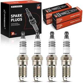 A-Premium Iridium Platinum Spark Plugs Compatible with Ford F-150, Explorer & Buick Electra & Chevrolet Express & GMC Savana & Cadillac DeVille & Mercury Mariner & Oldsmobile 98 & Pontiac, Pack of 6