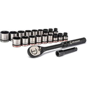 Crescent 9 Piece X10 12 Point Long Pattern Combination Metric Wrench Set - CCWS9BM