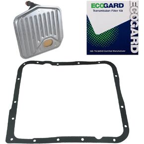 ECOGARD XT1195 Premium Professional Automatic Transmission Filter Kit Fits Buick Roadmaster 5.7L 1992-1993, Roadmaster 5.0L 1991, Commercial Chassis 5.7L 1992-1993, LeSabre 5.0L 1988