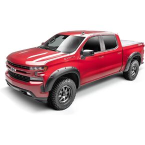 Bushwacker OE Style Factory Front & Rear Fender Flares | 4-Piece Set, Black, Smooth Finish | 40941-02 | Fits 2007-2013 Chevrolet Silverado 1500 w/ 5.8' Bed