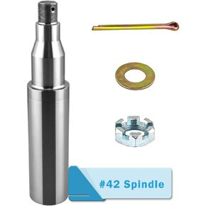 Trailer Spindle 1 pc Round #42 EZ Lube Spindle for 5200lbs to 7000lbs Trailer Axle Spindle 2-1/4"