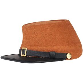 Men's US Civil War Officer's Plain Men's Wool Kepi|Select Colors