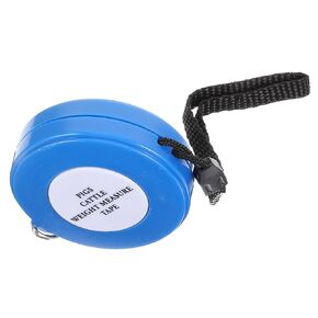 Pig Weight Tape Cattle Weight Tape Measure Body Measuring Tape Measuring Ruler Cow Pig Beef Cattle Weighing Scale Blue Glass Fiber Chest Circumference Pig Tape Measure