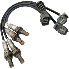 4 قطع 234-5010 234-4355 234-4368 مستشعر الأوكسجين 1 المستشعر 2 البنك 1 البنك 2 المنبع المصب AFR استبدال لهوندا أكورد 3.0L أوديسي بايلوت ريدجلاين أكورا MDX RL 3.5L in Saudi Arabia