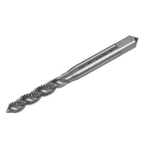 uxcell Spiral Flute Taps, 1/4-28 UNF 2B High Speed Steel (HSS) Uncoated Machine Thread Milling Threading Screw Tap 3 Flutes Tapping Tool
