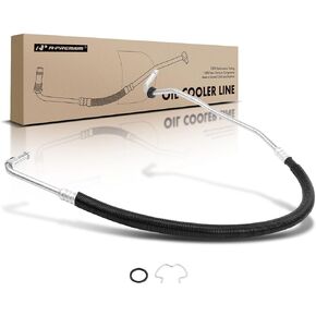 A-Premium Outlet Upper Engine Oil Cooler Line Hose Assembly Compatible with Chevrolet C2500 K2500 Suburban C3500 K3500 V8 7.4L