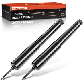 A-Premium Rear Pair (2) Shock Absorber Compatible with Chevy Malibu 2004-2012 & Pontiac G6 2005-2010 & Saturn Aura 2007-2009, Driver and Passenger Side