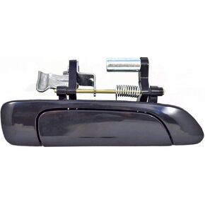 PT Auto Warehouse HO-3232S-RR - Outside Exterior Outer Door Handle, Smooth Black - Passenger Side Rear