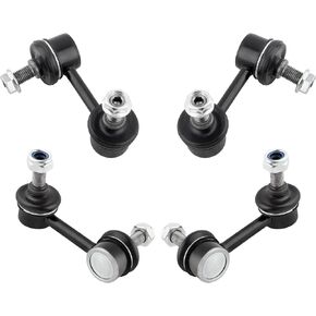 BOXI (Set of 4) Front & Rear Stabilizer Sway Bar Link Kit Fit for Acura CSX 2006 2007 2008 2009 2010 2011 / for Honda Civic 2006 2007 2008 2009 2010 2011 | Replace K80769 K80768 K750125 K750126