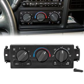 599-218 Front Climate Control Module fits for 1999-2002 Chevrolet Silverado 1500 2500 3500,HVAC Control Module fits for 1999-2002 GMC Sierra 1500 2500 3500 Replace 15054697 15054698 15753263 15753264