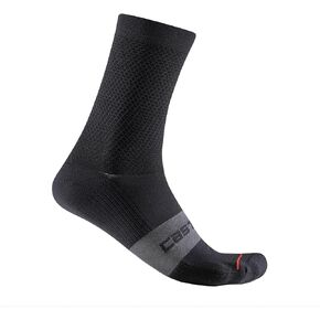 جورب Castelli Espresso 15، جورب ملابس أداء لركوب الدراجات مع دعم للقوس ووسادة وسادة