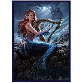 Fantasy North - Allamorra - Alluring Siren - 100 Smooth Matte TCG Trading Card Sleeves - Fits Magic MTG Commander Pokemon and Other Card Games - Playing Card Sleeves
