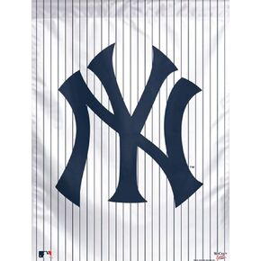 WinCraft MLB New York Yankees 21369041 Vertical Flag, 27" x 37", Black