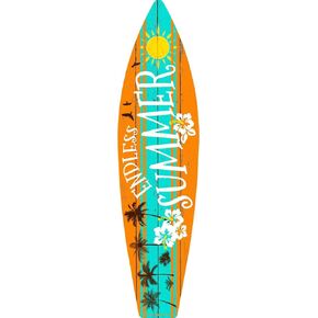 Endless Summer Metal Novelty Surfboard Sign SB-031