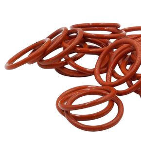 100pcs 9mm OD 6mm ID 1.5mm Dia Food Grade Silicone Rubber Seal O-Ring Red