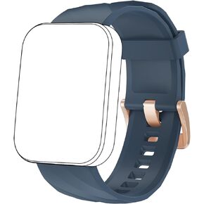 RUIMEN Smart Watch Strap D1 Smart Watch Watchbands, Replacement Bands Waterproof Adjustable Soft Silicone Smartwatch Bracelet Straps D1 Smart Watch