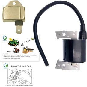 HEPENG Ignition Coils 21121-2069 with 21119-2161 Igniter Module for Kawasaki Engine Armature-Magneto
