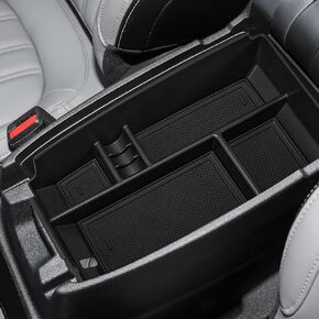SPELAB Center Console Organizer Compatible for Bronco Sport 2021-2023 /for Escape 2020-2023 Accessories, Armrest Box Long Compartment Storage Tray Coin Container