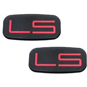 2Pcs LS Cab Emblems 3D Badge Logo Roof Pillar Replacement for 99-07 Silverado Tahoe Suburban 15036135 Pickup Truck SUV (Chrome)