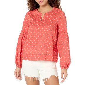 Tommy Hilfiger Women's Long Sleeve Daisy Print Shirt