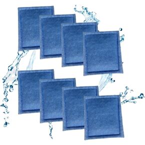 8 Pack Aquarium Filter Cartridges Replacements for Aqua-Tech EZ-Change #3 and Marineland Rite-Size C Compatible with 20-40/30-60 Gallon Fish Tank Power Filters Penguin 200B 350B 170B 330B 275 and 375