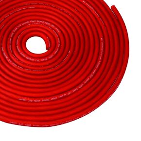 Conext Link 20 FT 8 AWG GA Full Gauge Battery Power Cable Ground Wire Frost red OFC Copper （10134）