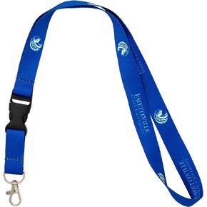 Desert Cactus Fayetteville State University Lanyard FSU Broncos Car Keys ID Badge Holder Keychain Detachable Breakaway Snap Buckle (Blue)
