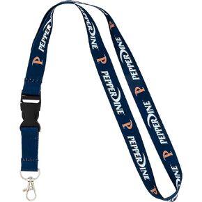 Desert Cactus Pepperdine University Car Keys ID Badge Holder Lanyard Keychain Detachable Breakaway Snap Buckle (Blue)