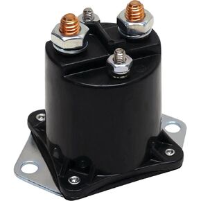 Red Hawk SOL-1010 Solenoid Compatible with/Replacement for Club Car All V-Glide Models 1988-2000 101975901, 8016 2 1/8" Height, 2 7/8" Length, No of Terminals 4, 36 Volt, 3 1/8" Width, Copper
