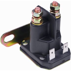Solenoid 12V AM138068 GY22476 AUC15346 725-04439 Compatible with John Deere LA105 LA110 LA115 LA120 LA125 102 105 107 L100 L105 L108 Z225 Z345 Z445