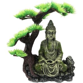 ديكورات تمثال بوذا لحوض السمك - شجرة توفر الظل والمأوى لتمثال بوذا تمثال حوض السمك in Kuwait