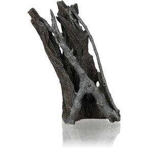biOrb Medium Amazonas Root Sculpture, Ceramic Resin Centerpiece for Freshwater and Marine Aquariums, Gray