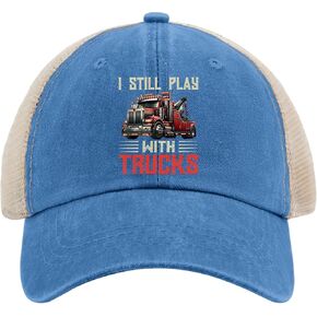 I Still Play WithTrucks Golf Hat Women’s Hat AllBlack Trucker Hats Women Gifts for Girlfriends Running Caps in Kuwait