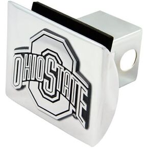 Football Fanatics NCAA Ohio State Buckeyes Chrome Trailer Hitch Cover