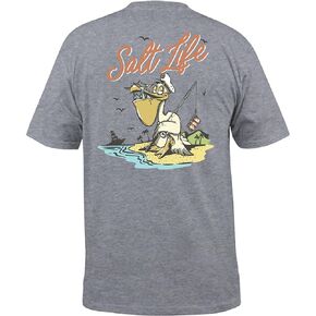 تي شيرت Gone Fishin' قصير الأكمام للرجال من Salt Life