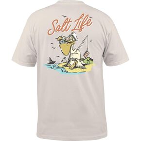 Salt Life Men's Gone Fishin' Short Sleeve Tee