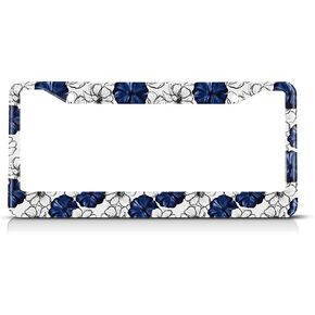 Beabes Ocean License Plate Frame Colorful Animal Sea Fish License Plate Holder Octopus Dolphin Cartoon Car Tag Frame License Plate Cover Car Accessories 2 Holes Novelty Auto Car Tag Vanity Present