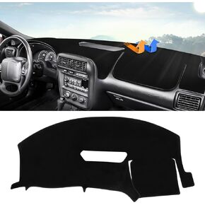 Autorder Dashboard Cover Mat for Chevy Chevrolet Camaro 1997 1998 1999 2000 2001 2002 Accessories Dash Cover Upgrade Velvet Dash Mat Sunshade Glare UV Rays Protector