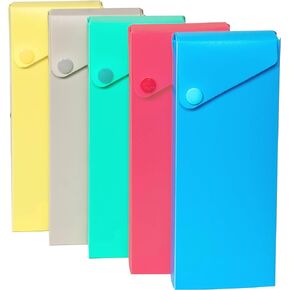 C-Line Slider Pencil Case, Poly, 1 Pencil Case, Color May Vary (05600)