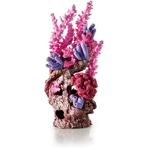 BiOrb Red Reef Ornament large for Aquarium Pink