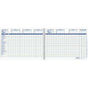 Adams Home Office Budget Book, Weekly/Monthly Format, 10 x 7 Inches, White (AFR31),ABFAFR31