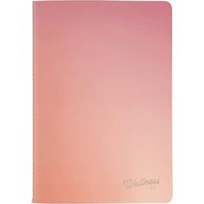 Erin Condren Designer Petite Planner - Wellness Log Edition 3, Track Habits for Sleep, Water Intake, Steps Taken, and Goals. Includes Inspirational and Fun Sticker Set