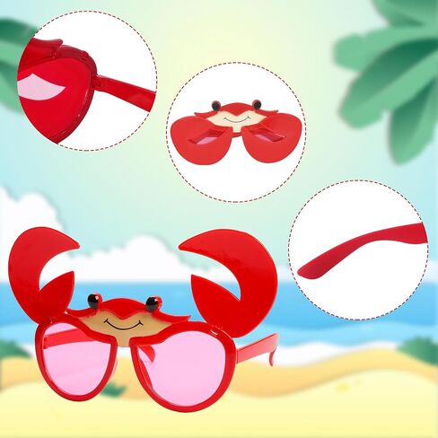 Funny Novelty Sunglasses - Tropical Hawaiian Luau Party Glasses Accessories - for a Silly Fun and Festive Look in Saudi Arabia