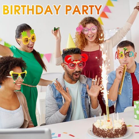 Funny Novelty Sunglasses - Tropical Hawaiian Luau Party Glasses Accessories - for a Silly Fun and Festive Look in Saudi Arabia