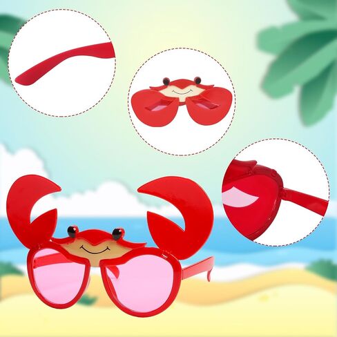 Funny Novelty Sunglasses - Tropical Hawaiian Luau Party Glasses Accessories - for a Silly Fun and Festive Look in Saudi Arabia