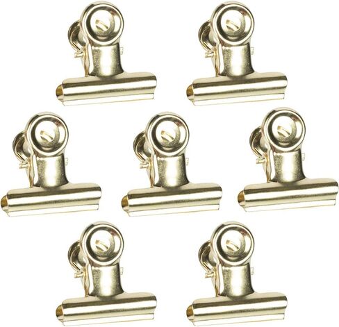 JAM PAPER Metal Bulldog Clips - Small - 22mm - Gold - 25/Pack in Saudi Arabia