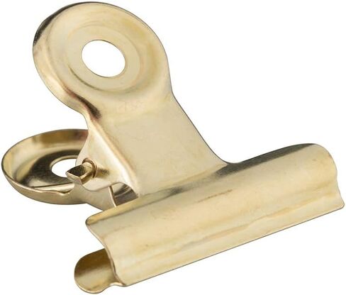 JAM PAPER Metal Bulldog Clips - Small - 22mm - Gold - 25/Pack in Saudi Arabia